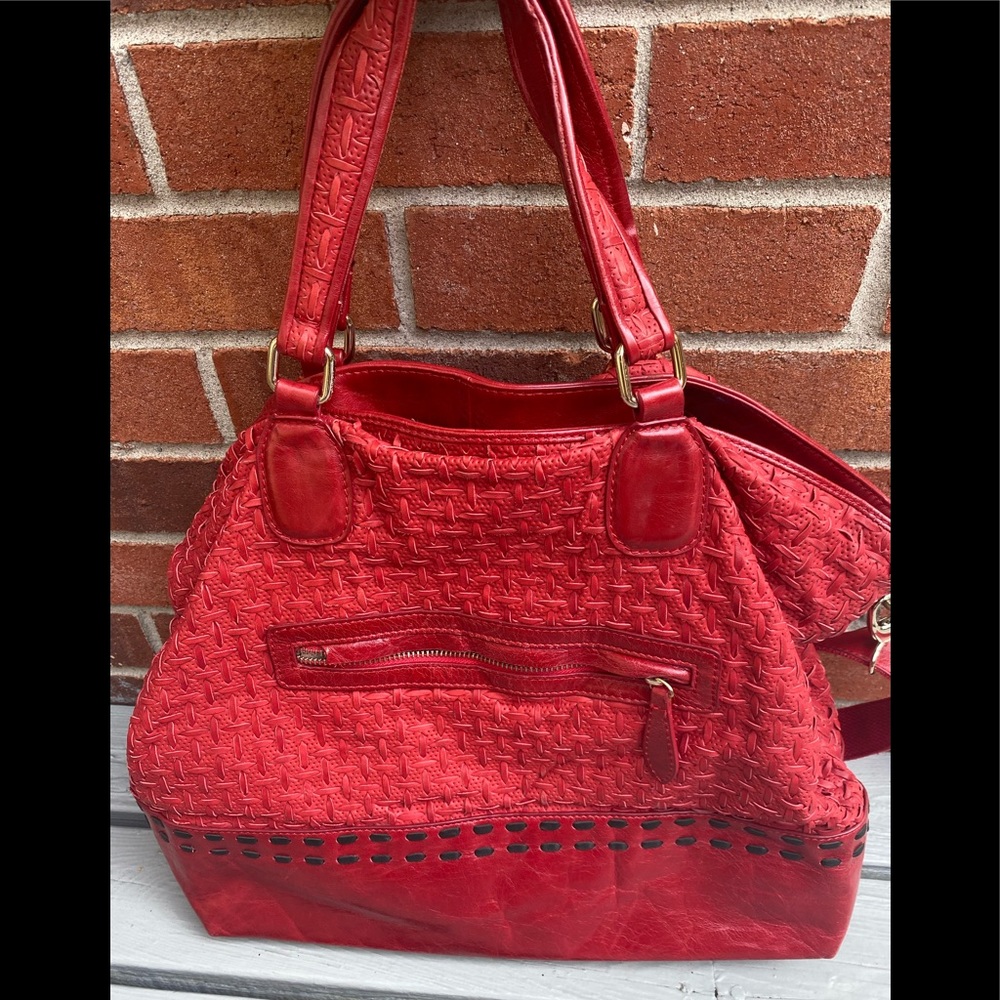 Genuine leather handbag